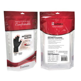 Core Products Arthritis Gloves Swede-O® Thermal Arthritic Open Finger Medium Over-the-Wrist Length Hand Specific Pair Stretch Fabric - Pair - WST-6838-MED-PR