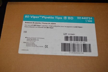 BD Pipette Tips BD Viper™ For BD Viper™ System - Case of 6 - 440724-CS