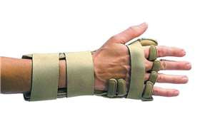 Alimed Wrist / Hand Night Splint 3pp® Comforter™ Cotton / Neoprene / Thermoplastic Right Hand Beige Small - Each - 2970002243-EA