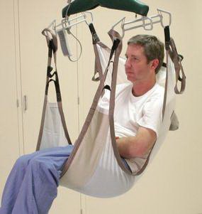 Ez Way Inc Hourglass Sling With Head Support Large 190 to 320 lbs. Weight Capacity - Each - 500211-EA