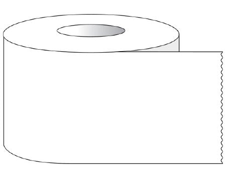 Shamrock Scientific Blank Label Tape Shamrock Multipurpose Label White 3/4 X 500 Inch - Roll of 1 - ST-34-1-RL