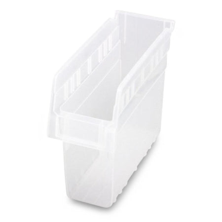 Medline Shelf Bin STORE-MAX Clear Polypropylene 4-3/8 X 8 X 11-5/8 Inch - Pack of 10 - MDRQSB801CLC-PK