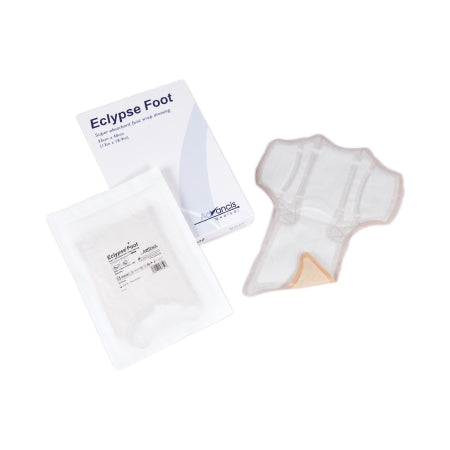 Mediusa Super Absorbent Dressing Eclypse® Foot 9 X 13 Inch Rectangle - Box of 5 - CR4219-BX