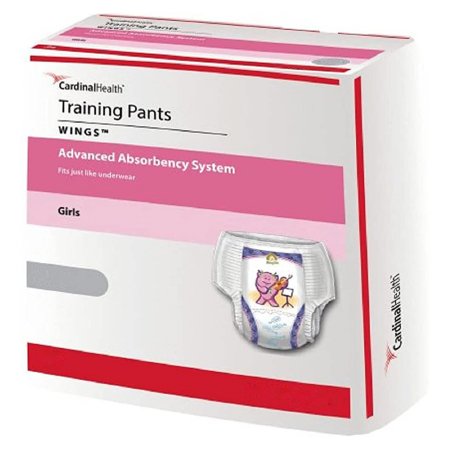 Cardinal Female Youth Training Pants Curity™ Pull On with Tear Away Seams Large Disposable Heavy Absorbency - Case of 92 - 70064GA-CS