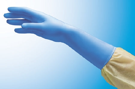 Innovative Healthcare Corp Exam Glove NitriDerm® EC X-Large Sterile Pair Nitrile Extended Cuff Length Smooth Blue Chemo Tested - Box of 50 - 114350-BX
