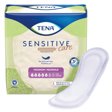 Essity HMS North America Inc Bladder Control Pad TENA® Intimates™ Maximum Long 15 Inch Length Heavy Absorbency Dry-Fast Core™ One Size Fits Most - Bag of 39 - 54295-BG