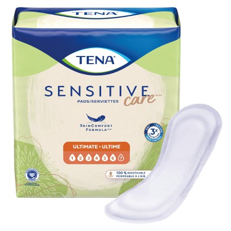 Essity HMS North America Inc Bladder Control Pad TENA® Intimates™ Ultimate 16 Inch Length Heavy Absorbency Dry-Fast Core™ One Size Fits Most - Bag of 33 - 54305-BG