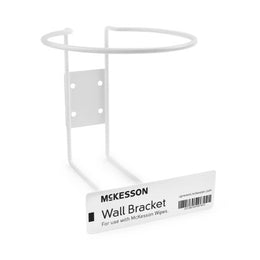 McKesson Wall Bracket McKesson 6-1/4 X 6-1/4 X 6 Inch, Powder Coated, White Metal - Each - 50-66000-EA