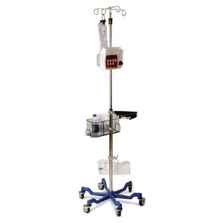 Medline IV Pole Ram Horn Hooks, Telescoping Pole 4-Hook Heavy-Duty 6 Legs of Cast Iron - Case of 2 - MDS80600-CS