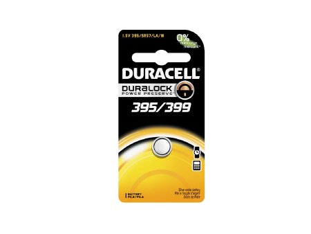 Duracell Silver Oxide Battery Duracell® 395 / 399 Button Cell 1.5V Disposable 1 Pack - Case of 36 - D395/399PK-CS
