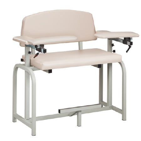 Clinton Industries Blood Drawing Chair Lab X Series Extra Tall / Wide Padded Flip Up Arm Burgundy - Each - 66099-3BG-EA