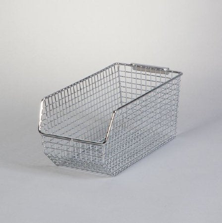 Health Care Logistics Storage Bin Stack & Hang Chrome Wire Mesh 4-7/16 X 4-3/4 X 10-5/16 Inch - Each - 18925-EA