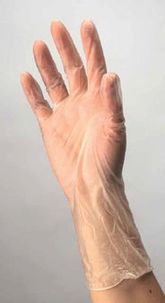 Cardinal Exam Glove ESTEEM™ Medium NonSterile Vinyl Standard Cuff Length Smooth Clear Not Rated - Case of 1500 - 8887DOTP-CS