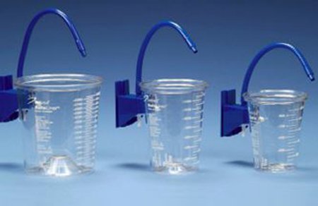 DeRoyal Outer Suction Canister SafeLiner® 1500 mL Sealing Lid - Case of 20 - 71-1500BRB-CS