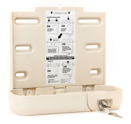McKesson Sharps Container Bracket McKesson Prevent® Plastic Wall Mount Locking - Each - 2240-EA