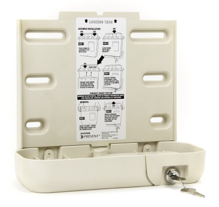 McKesson Sharps Container Bracket McKesson Prevent® Plastic Wall Mount Locking - Case of 2 - 2240-CS