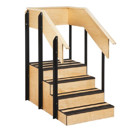 Clinton Industries One-Sided Staircase 24 X 24 X 36 Inch Platform, 6 X 10 X 36 Inch Step - Each - 4-5501-36-EA
