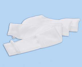 Fisher Scientific Cleanroom Wet Mop Pad Contec® EasyReach™ Bound Edge White Polyester Disposable - Case of 60 - 19-830-000-CS