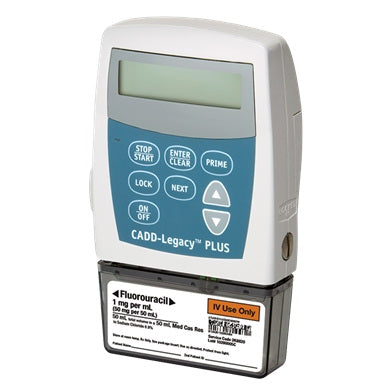 Smiths Medical ASD, Inc. Ambulatory Infusion Pump CADD-Legacy® PLUS 6500 2 Alkaline AA Batteries NonWireless 0 to 9,999 mL Volume 0 to 125 mL / Hr. Flow Rate LCD - Each - 21-6500-51-EA