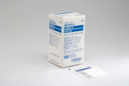 Cardinal Gauze Sponge Curity™ 3 X 3 Inch 1 per Pack Sterile 12-Ply Square - Case of 2400 - 6132-CS