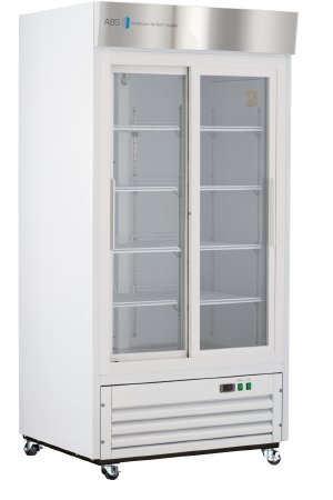 Horizon Scientific Inc Refrigerator ABS® Laboratory Use 33 cu.ft. 2 Sliding Glass Doors Cycle Defrost - Each - ABT-HC-LS-33-EA