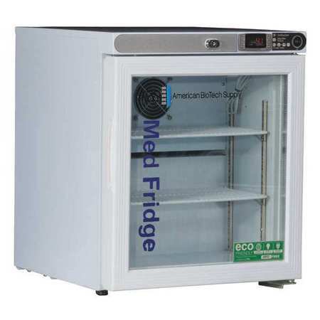 Horizon Scientific Inc Refrigerator ABS® Pharmaceutical 1 cu.ft. 1 Glass Door Left Hinged Cycle Defrost - Each - PH-ABT-HC-UCFS-0104G-LH-EA