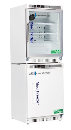Horizon Scientific Inc Refrigerator / Freezer ABS® Pharmaceutical 9 cu.ft. 2 Swing Doors; 1 Glass, 1 Solid Cycle / Manual Defrost - Each - PH-ABT-HC-RFC9G-EA