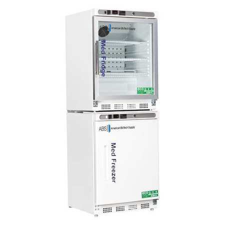 Horizon Scientific Inc Refrigerator / Freezer ABS® Pharmaceutical 9 cu.ft. 2 Swing Doors Left Hinged; 1 Glass, 1 Solid Cycle / Manual Defrost - Each - PH-ABT-HC-RFC9G-LH-EA