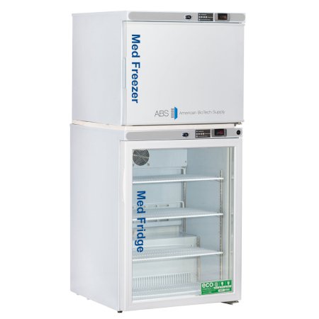 Horizon Scientific Inc Refrigerator / Freezer ABS® Pharmaceutical 7 cu.ft. 2 Swing Doors; 1 Glass, 1 Solid Cycle / Manual Defrost - Each - PH-ABT-HC-RFC7-EA