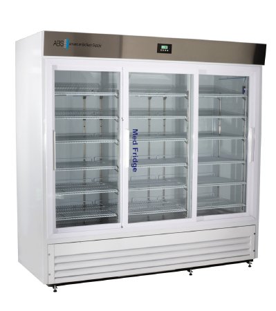 Horizon Scientific Inc Refrigerator ABS® Pharmaceutical 69 cu.ft. 3 Sliding Glass Doors Cycle Defrost - Each - PH-ABT-HC-69G-EA