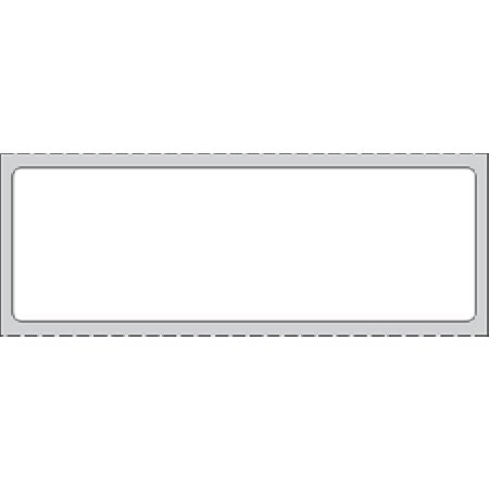 Precision Dynamics Blank Label pdc® Thermal Label White Paper - Case of 40000 - THERMD7-CS
