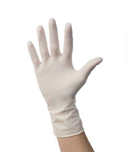 Cardinal Exam Glove Positive Touch® X-Large NonSterile Latex Standard Cuff Length Fully Textured Ivory Not Rated - Box of 100 - 8844XL-BX
