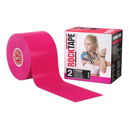 Patterson Medical Supply Kinesiology Tape Rock Tape® Pink 2 Inch X 5 Yard Cotton / Nylon NonSterile - Roll of 1 - 081678671-RL
