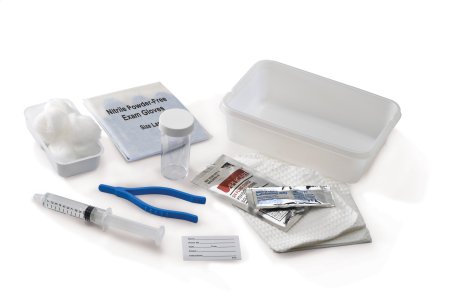 Cardinal Indwelling Catheter Tray Dover™ Foley 16 Fr. 5 cc Balloon Latex - Case of 20 - 2101--CS