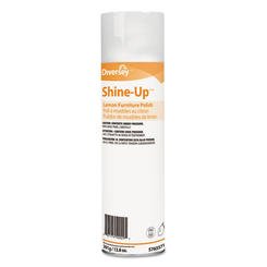 Lagasse Diversey™ Shine-Up™ Furniture Polish Aerosol Spray Liquid 13.8 oz. Can Lemon Scent NonSterile - Case of 12 - DVO95765571-CS