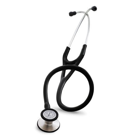 3M Cardiology Stethoscope 3M™ Littmann® Cardiology IV™ Black 1-Tube 27 Inch Tube Double Sided Chestpiece - Each - 6152-EA