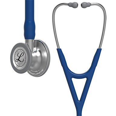 3M Cardiology Stethoscope 3M™ Littmann® Cardiology IV™ Blue 1-Tube 22 Inch Tube Double-Sided Chestpiece - Each - 6154-EA