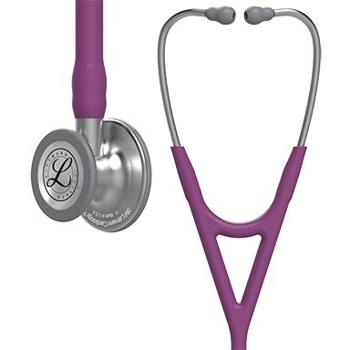 3M Cardiology Stethoscope 3M™ Littmann® Cardiology IV™ Purple 1-Tube 22 Inch Tube Double-Sided Chestpiece - Each - 6156-EA