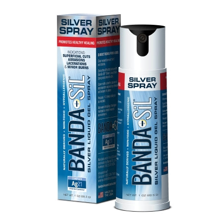 Banda-Sil Silver Liquid Bandage Spray BANDA-SiL® NonSterile - Pack of 4 - BASS-0100-PK