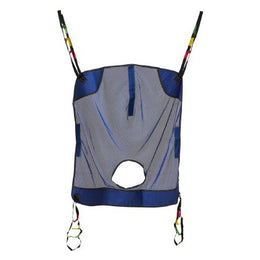 Medline Patient Sling with Commode Opening 4 or 6 Point 2X-Large 600 lbs. Weight Capacity - Each - MDSR141-EA