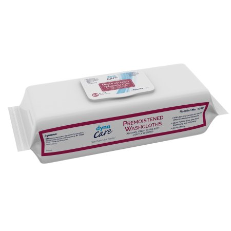 Dynarex Personal Wipe Dynarex® Soft Pack Water / Propylene Glycol / Aloe / Lanolin Unscented 64 Count - Pack of 1 - 1319-PK