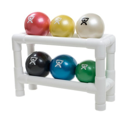 Fabrication Enterprises Hand Weight Set 6 Piece Set / Ball Style with Floor Rack CanDo® WaTE™ Ball 1.1 lbs. / 2.2 lbs. / 3.3 lbs. / 4.4 lbs. / 5.5 lbs. / 6.6 lbs. - Each - 10-3188-EA