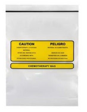 Medegen Medical Products LLC Chemotherapy Transport Bag Novaplus Clear Bag 12 X 15 Inch - Case of 500 - VMGCHEMO1215-CS