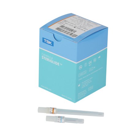 AirTite Products Aesthetic Microcannula SteriGlide® 2 Inch Length 25 Gauge Regular Wall Without Safety - Box of 20 - TSK2550SG-BX