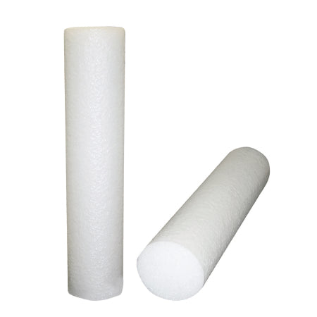 Fabrication Enterprises CanDo® Round Therapy Foam Roller Jumbo White Polyethylene Foam 8 X 36 Inch - Each - 30-2260-EA