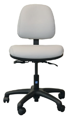 Pedigo Products Task Chair Ergo Series Raven Black Without Arms Vinyl - Each - T-581-RVN-EA