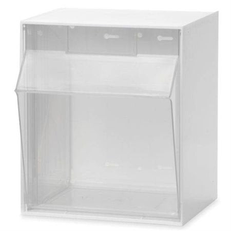Market Lab Inc Tilt Front Bin White Polystyrene 8-3/4 X 10-3/4 X 13 Inch - Each - 10384-EA
