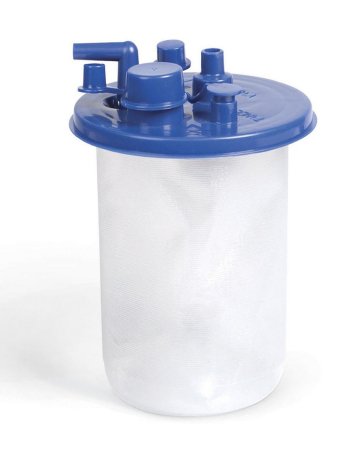 Medline Semi-Rigid Suction Canister Medline 1500 mL Sealing Lid - Case of 50 - DYNDSCL1500-CS