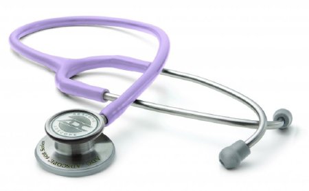 American Diagnostic Corp Clinician Stethoscope Adscope® Lavender 1-Tube 22 Inch Tube Double Sided Chestpiece - Each - 608LV-EA