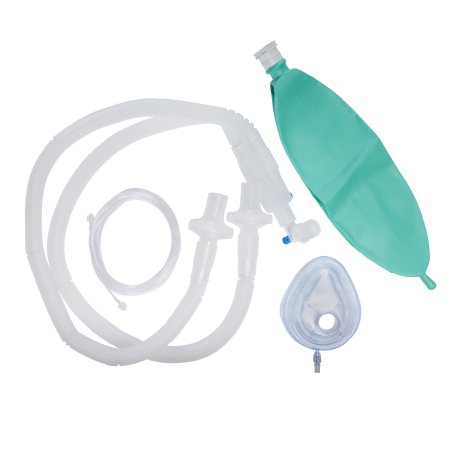 McKesson McKesson Anesthesia Breathing Circuit Expandable Tube 108 Inch Tube Dual Limb Adult 3 Liter Bag Single Patient Use - Each - 16-D108M-EA